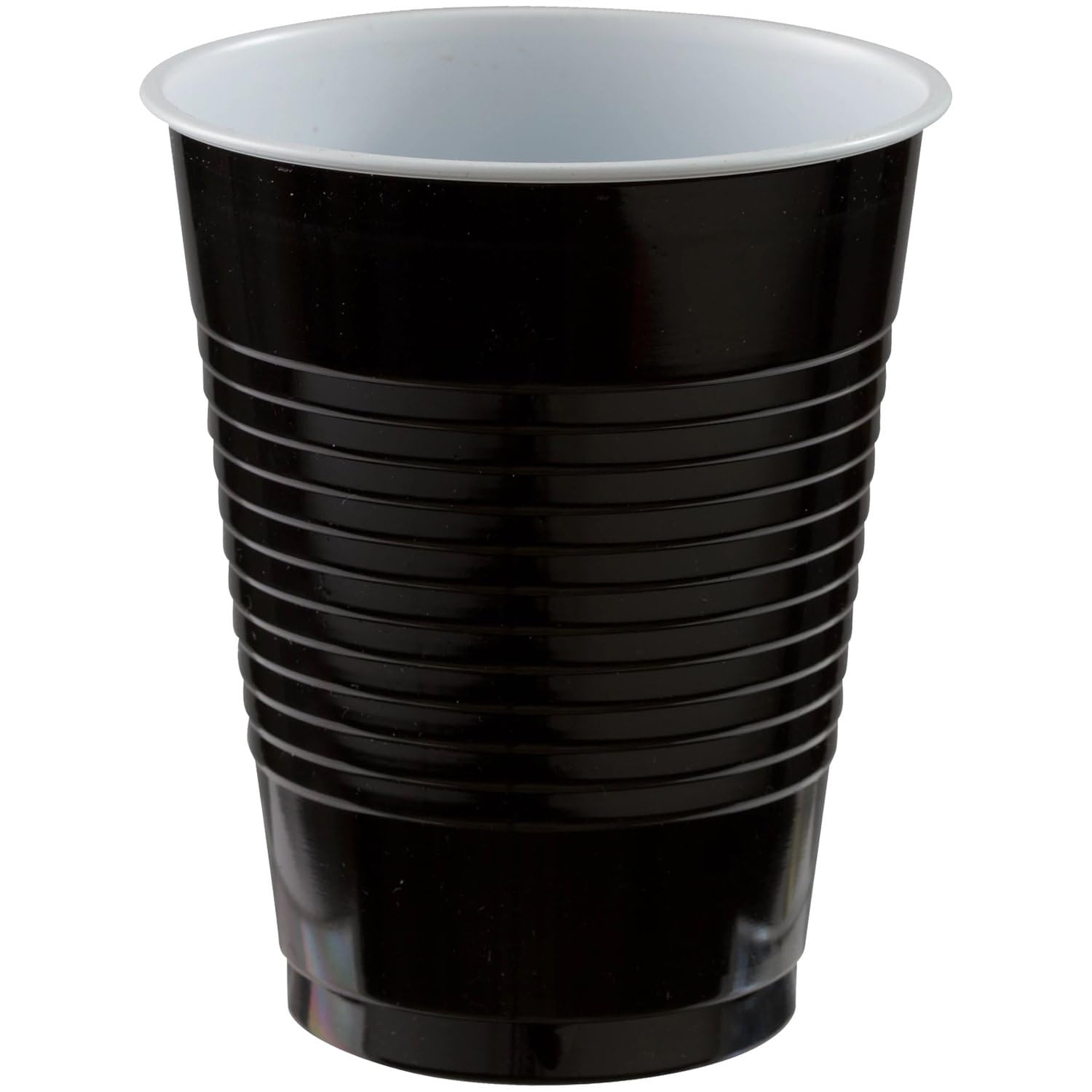 Foto 3 pulgar | Vasos De Plástico Amscan Premium, Negros, 532 Ml, 50 Unidades, Apilables - Venta Internacional.