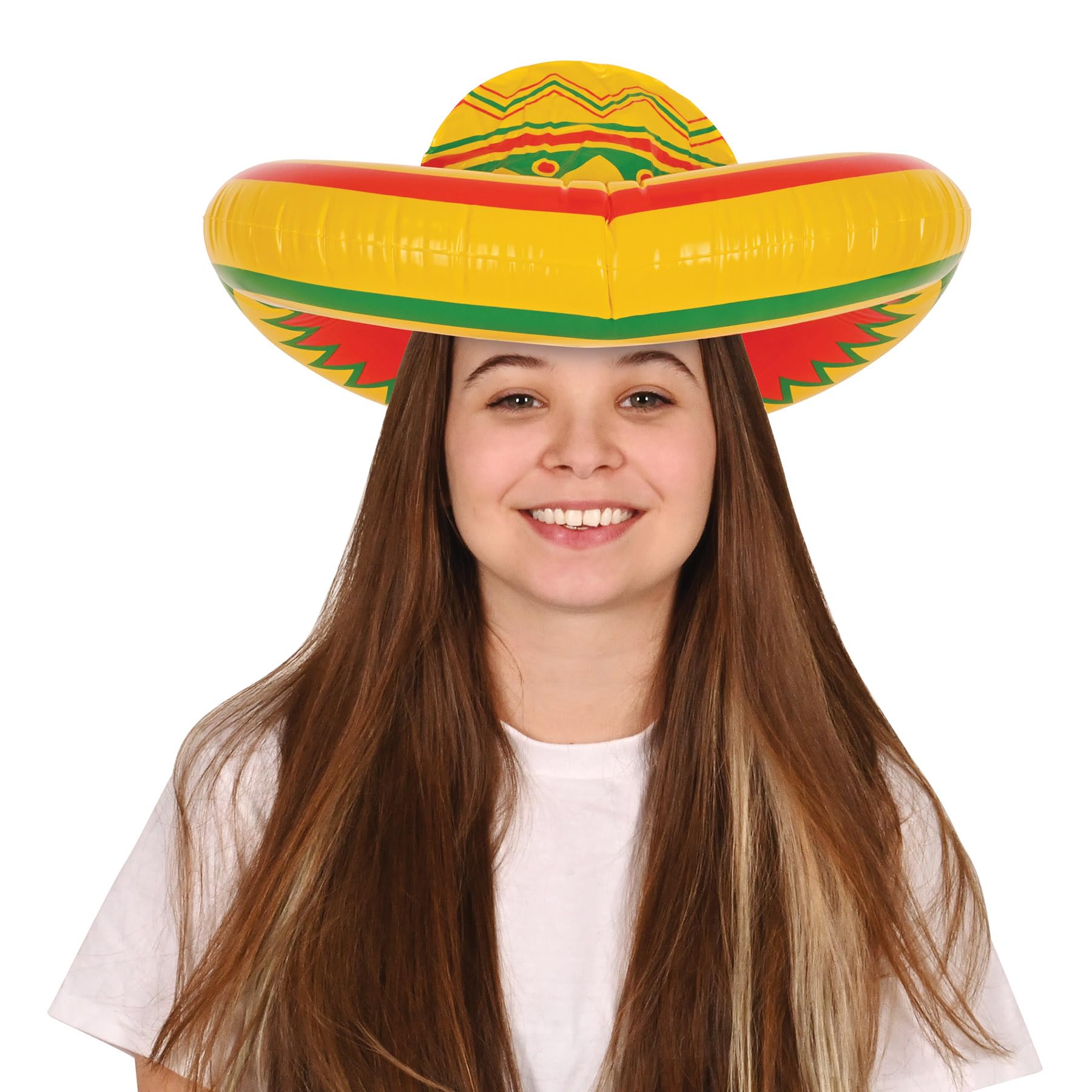 Foto 3 pulgar | Sombrero Inflable Beistle Con Temática Mexicana Para Fiesta - Venta Internacional.