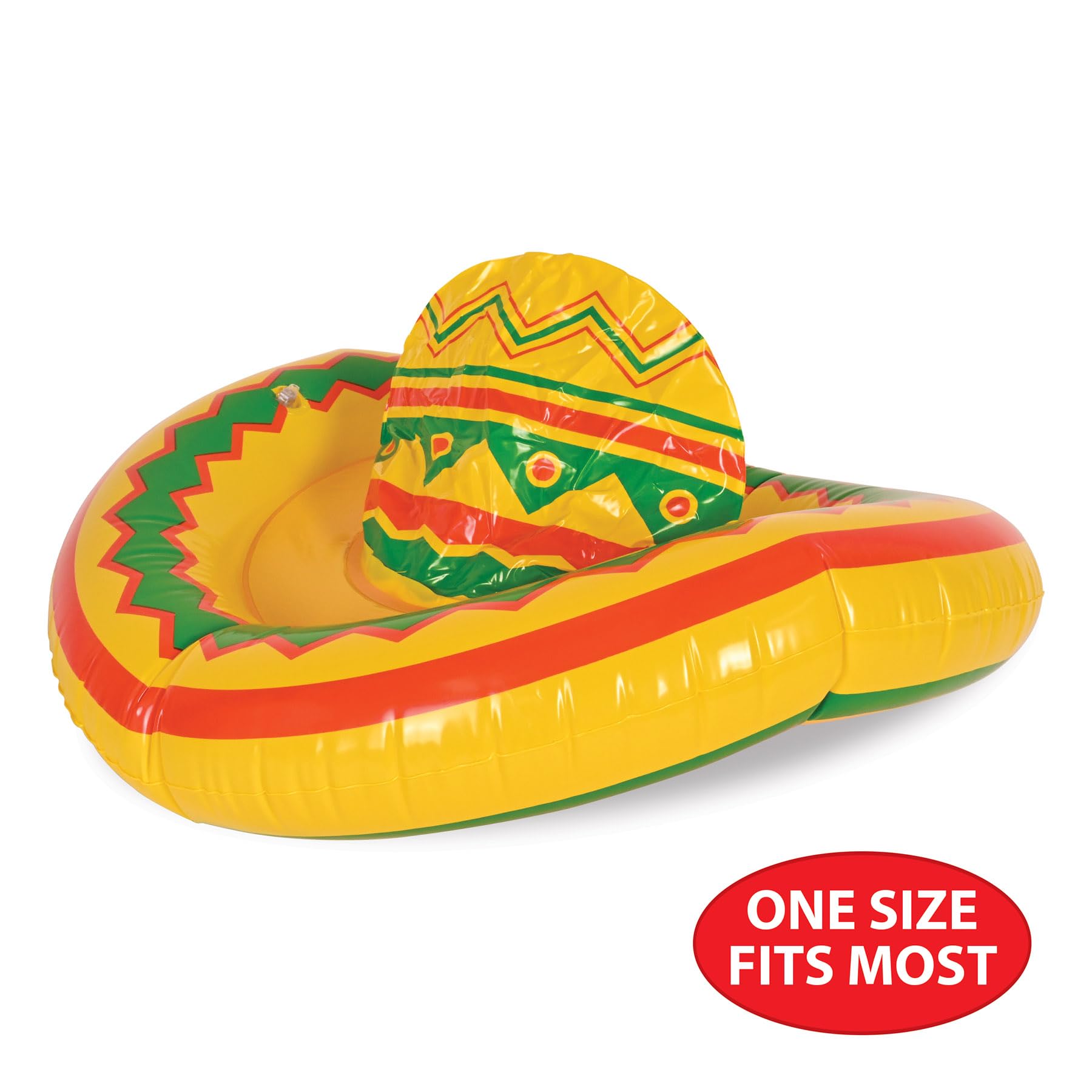 Foto 4 pulgar | Sombrero Inflable Beistle Con Temática Mexicana Para Fiesta - Venta Internacional.
