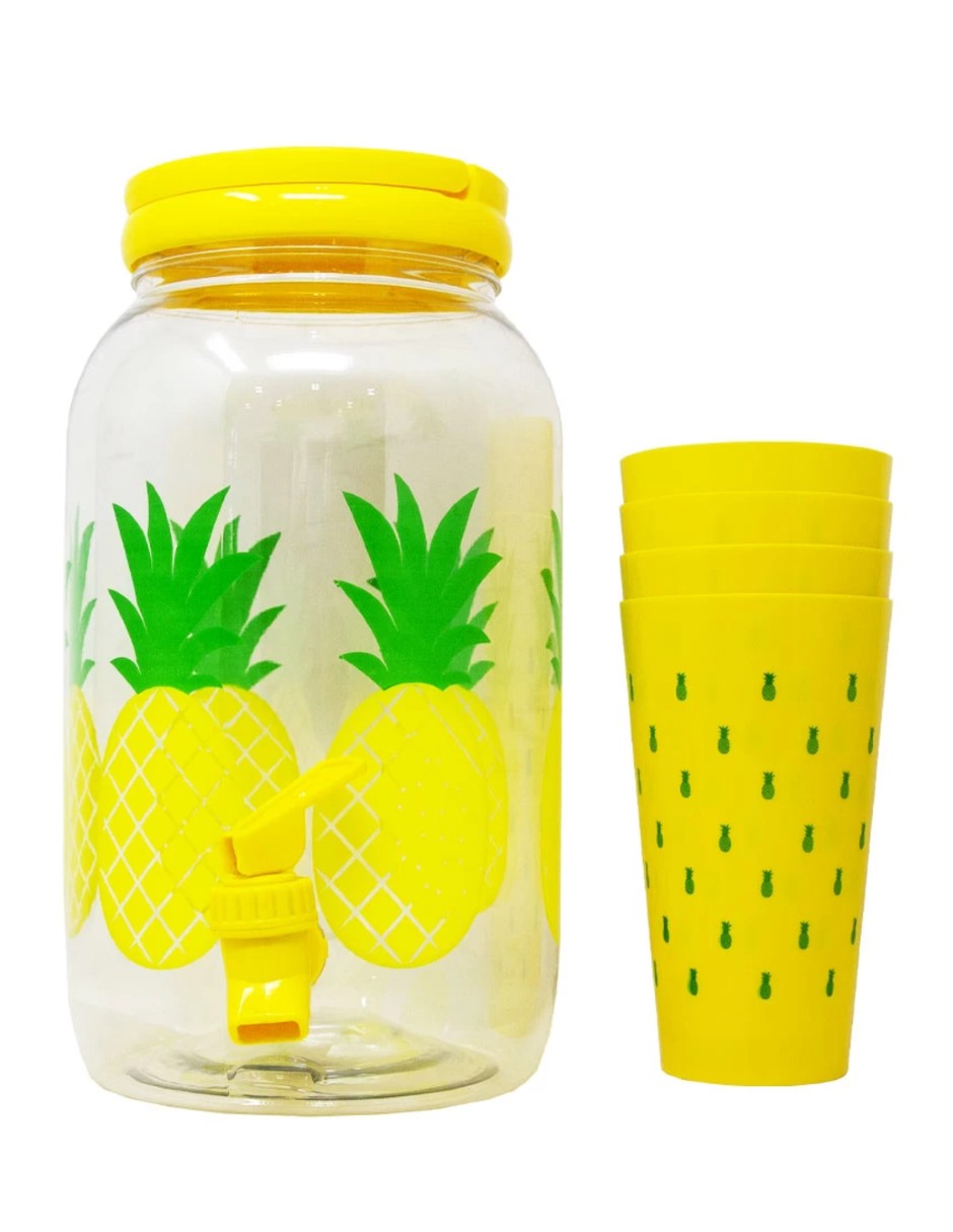 Foto 2 | Dispensador 3.8 Litros Con 4 Vasos