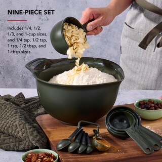 Foto 3 | Juego De Tazas Y Cucharas Medidoras Kitchenaid De Plástico, 9 Piezas - Venta Internacional.