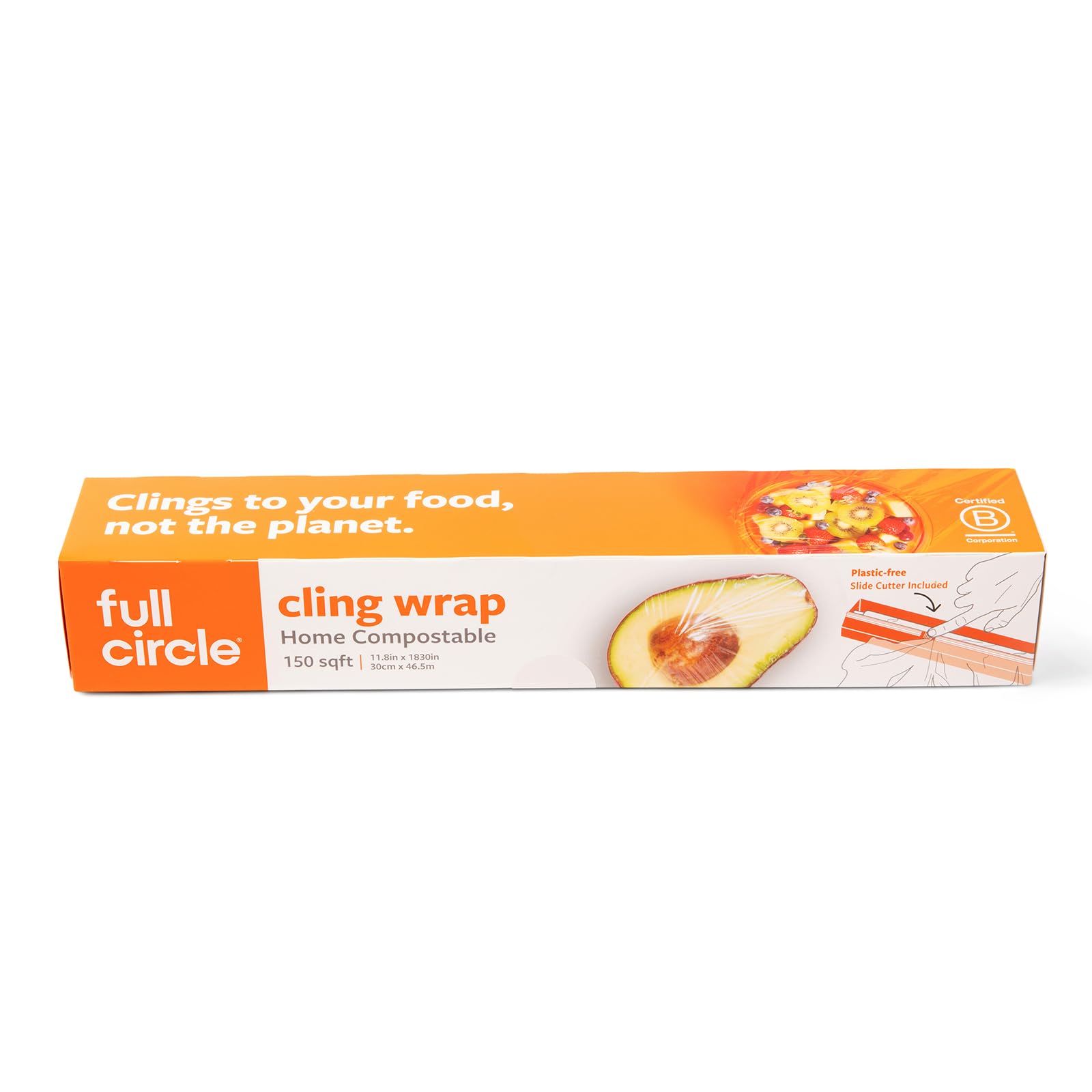 Foto 2 pulgar | Rollo Cling Wrap De Círculo Completo Compostable De 150 Pies Cuadrados - Venta Internacional.