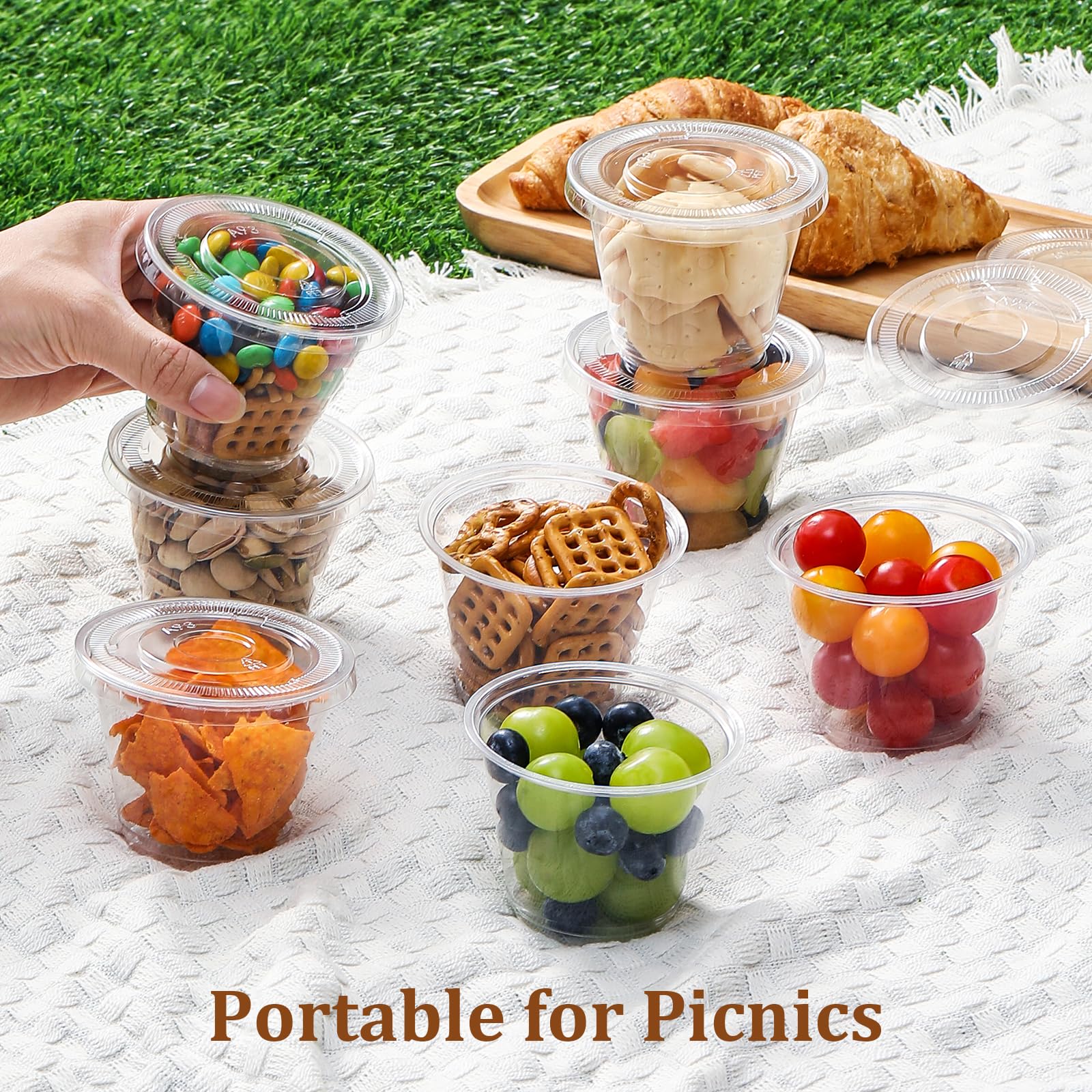 Foto 5 pulgar | Vasos De Plástico Aozita De 9 Oz (100 Juegos) Con Tapas Planas Para Bebidas Frías - Venta Internacional.