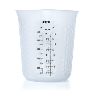 Foto 1 | Vaso Medidor Oxo Good Grips De Silicona Transparente 500 Ml - Venta Internacional.
