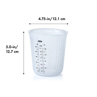 Foto 2 | Vaso Medidor Oxo Good Grips De Silicona Transparente 500 Ml - Venta Internacional.