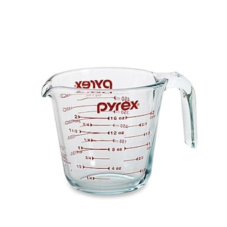 Foto 1 | Vaso Medidor Pyrex Prepware 6001075 250 Ml Rojo Gráficos - Venta Internacional.