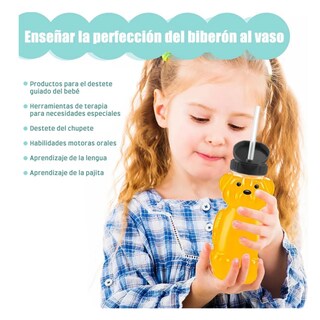 Foto 4 | Vaso Entrenador De Oso Lab.g Multicolor