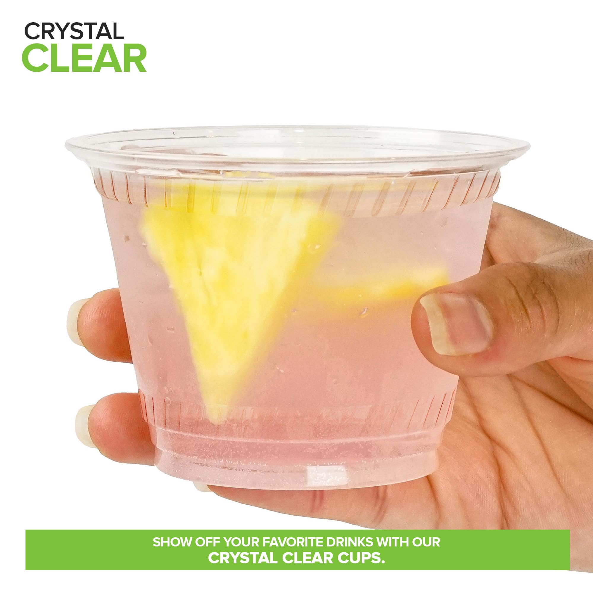 Foto 5 | Vasos Para Bebidas Frías Stock Your Home  9 Oz (266 Ml)  Compostables (paquete De 100) - Venta Internacional.