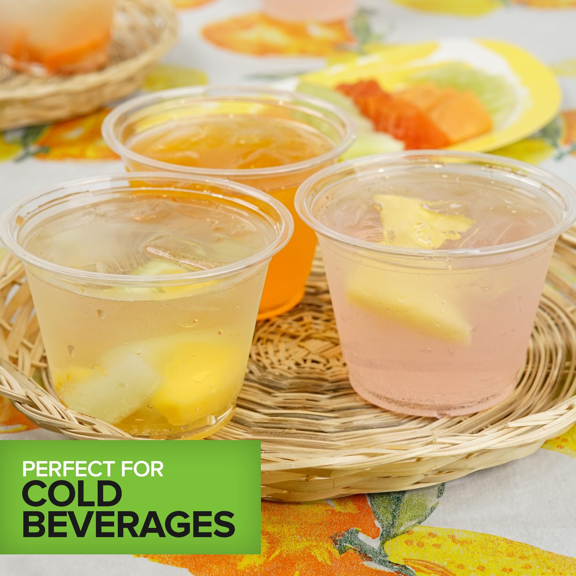 Foto 6 | Vasos Para Bebidas Frías Stock Your Home  9 Oz (266 Ml)  Compostables (paquete De 100) - Venta Internacional.