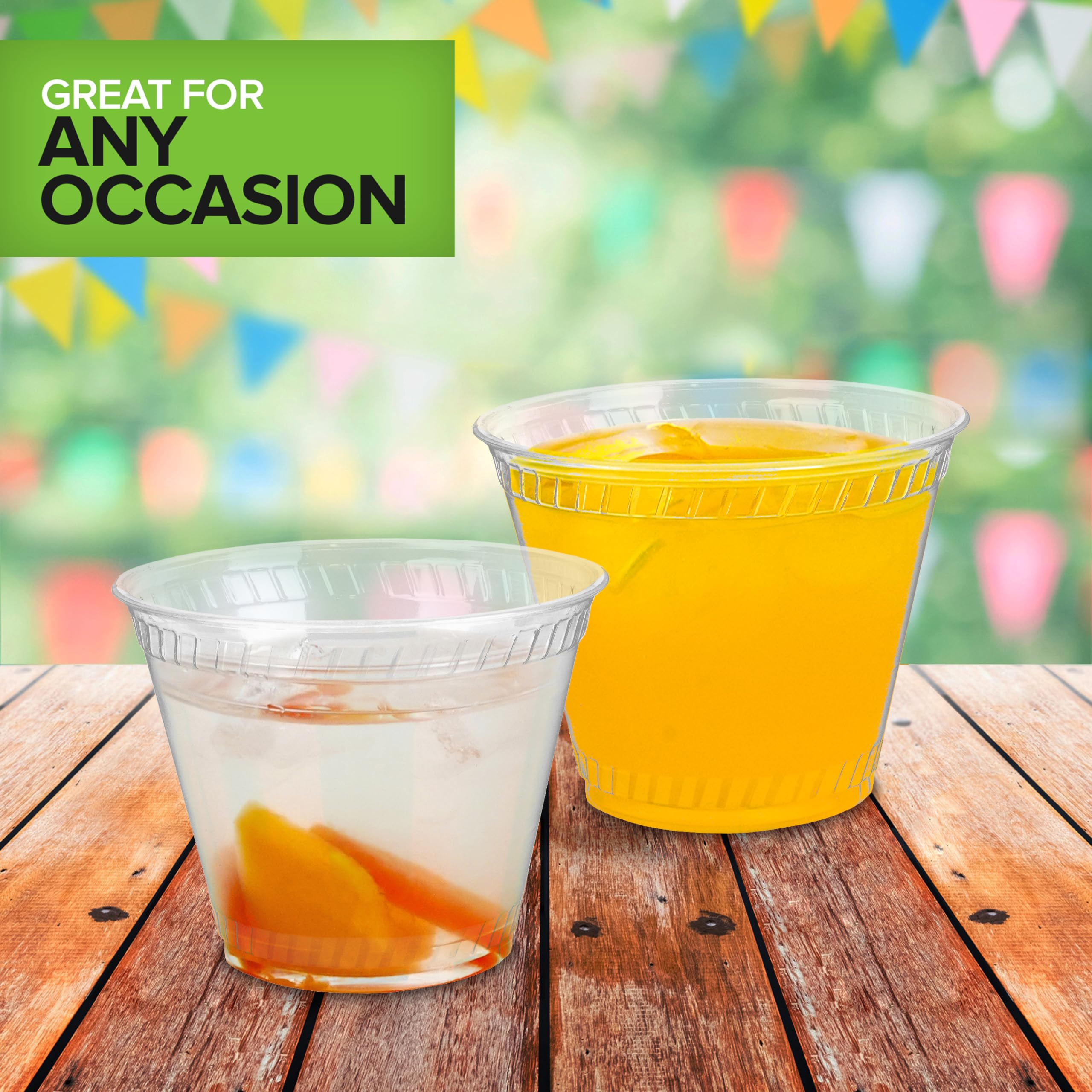 Foto 7 | Vasos Para Bebidas Frías Stock Your Home  9 Oz (266 Ml)  Compostables (paquete De 100) - Venta Internacional.
