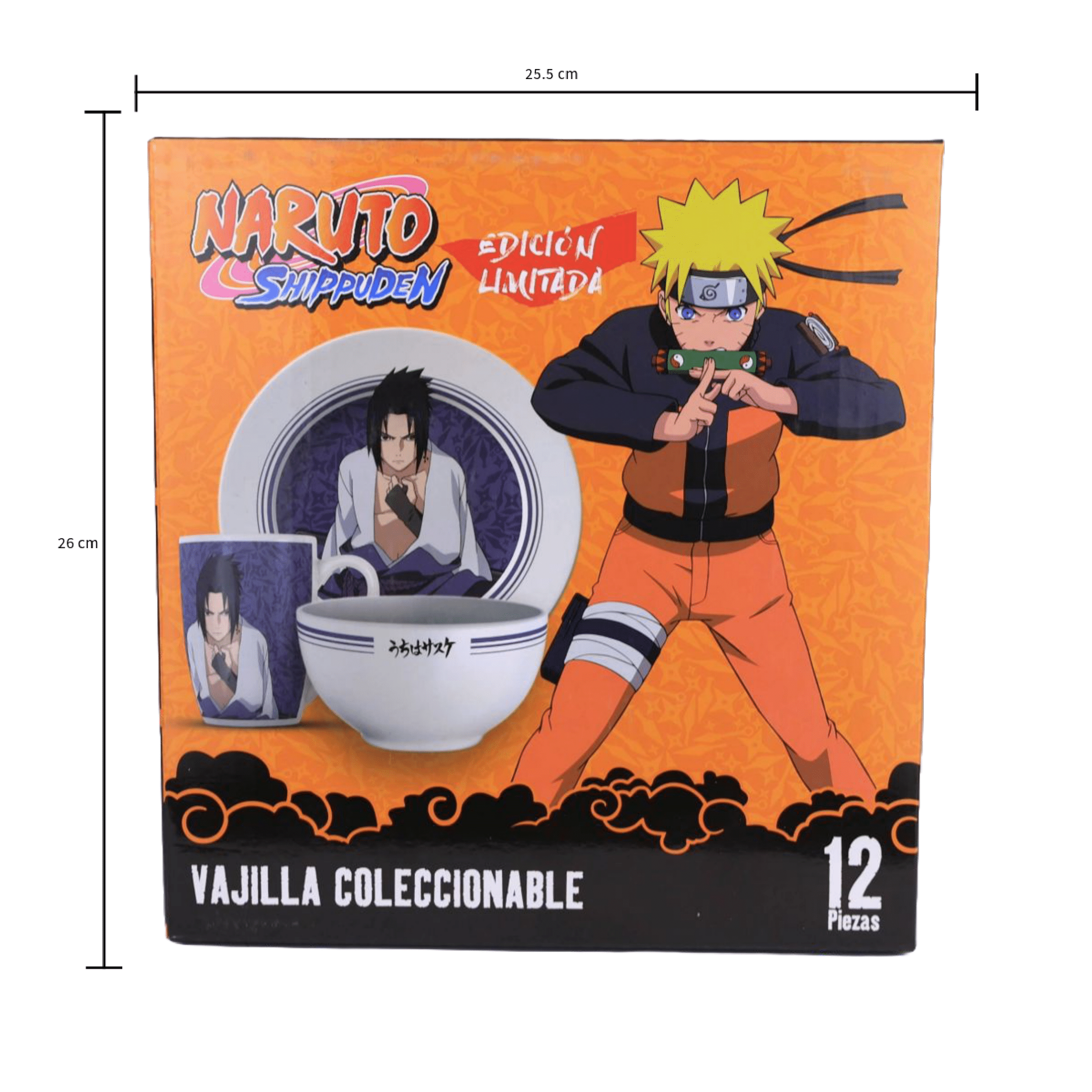 Foto 2 pulgar | Naruto Shippuden Vajilla 1 Naruto 12 Piezas Edición Limitada