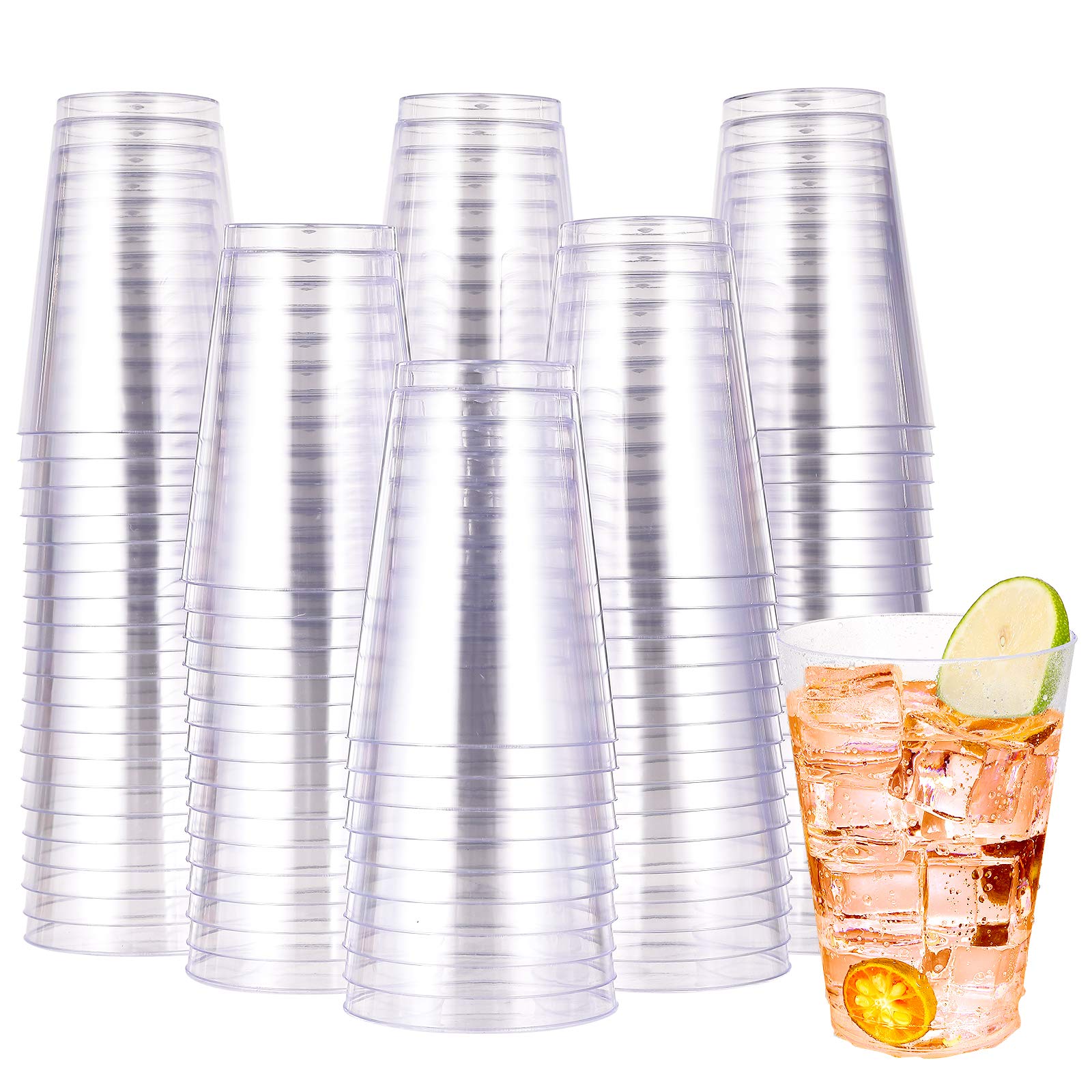 Foto 1 | Vasos Desechables De Plástico Jolly Chef  473 Ml  Transparentes  Paquete De 100 - Venta Internacional.