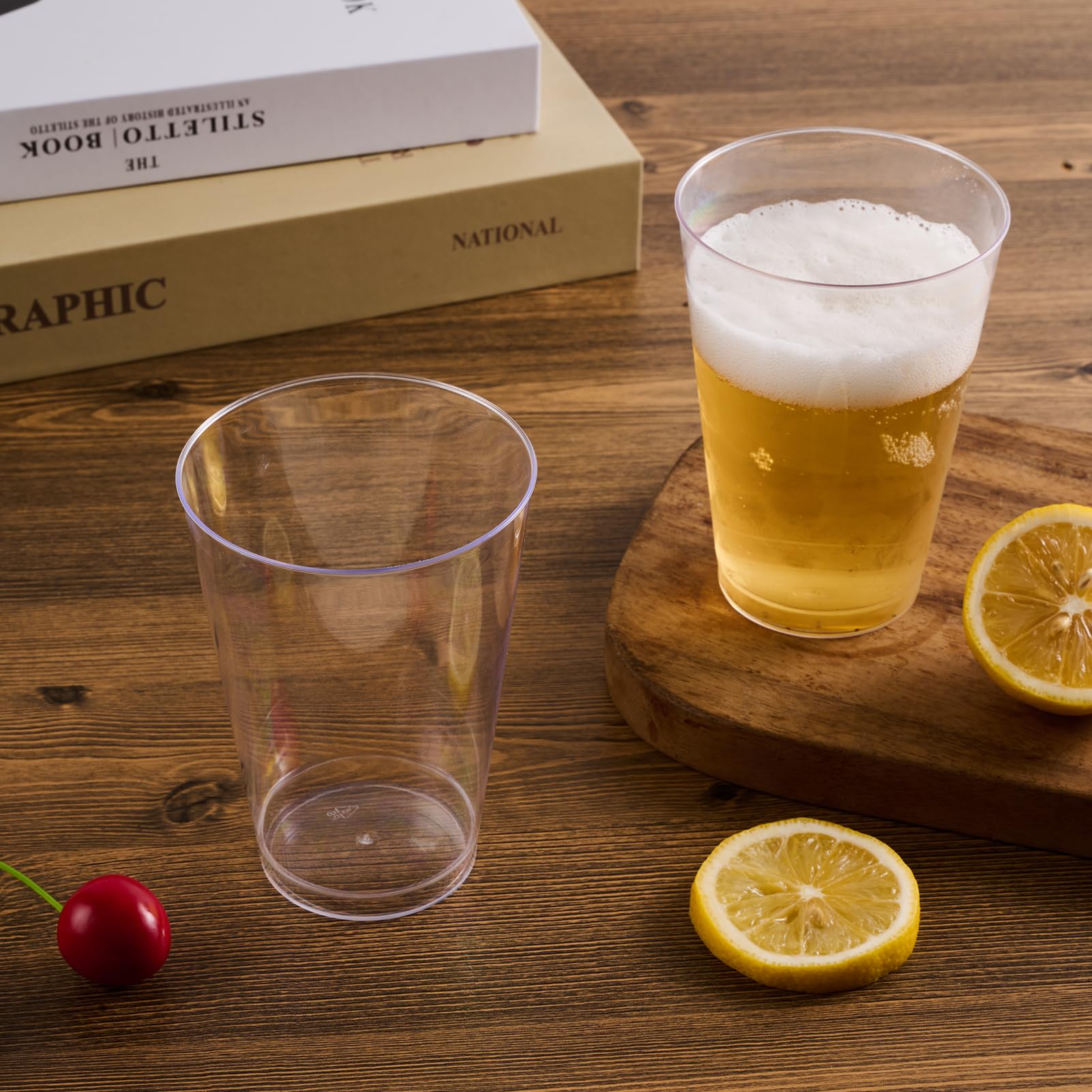 Foto 5 | Vasos Desechables De Plástico Jolly Chef  473 Ml  Transparentes  Paquete De 100 - Venta Internacional.