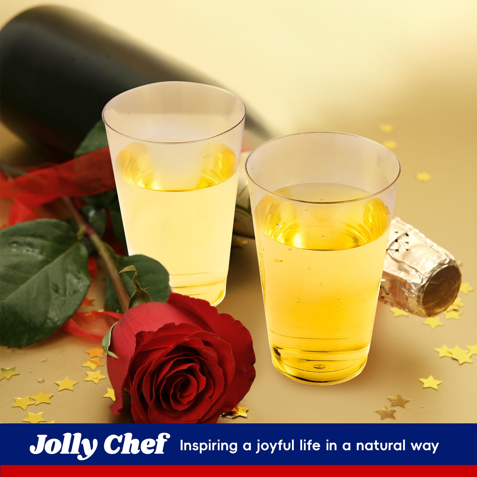Foto 7 pulgar | Vasos Desechables De Plástico Jolly Chef  473 Ml  Transparentes  Paquete De 100 - Venta Internacional.