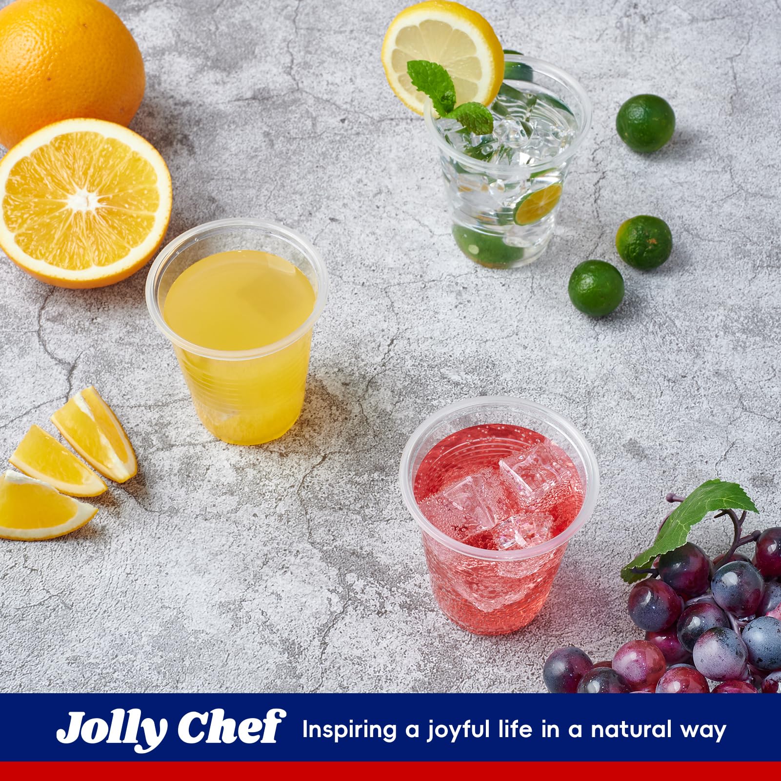 Foto 7 pulgar | Vasos De Plástico Jolly Chef  600 Unidades  200 Ml  Transparentes  7 Oz  Desechables - Venta Internacional.