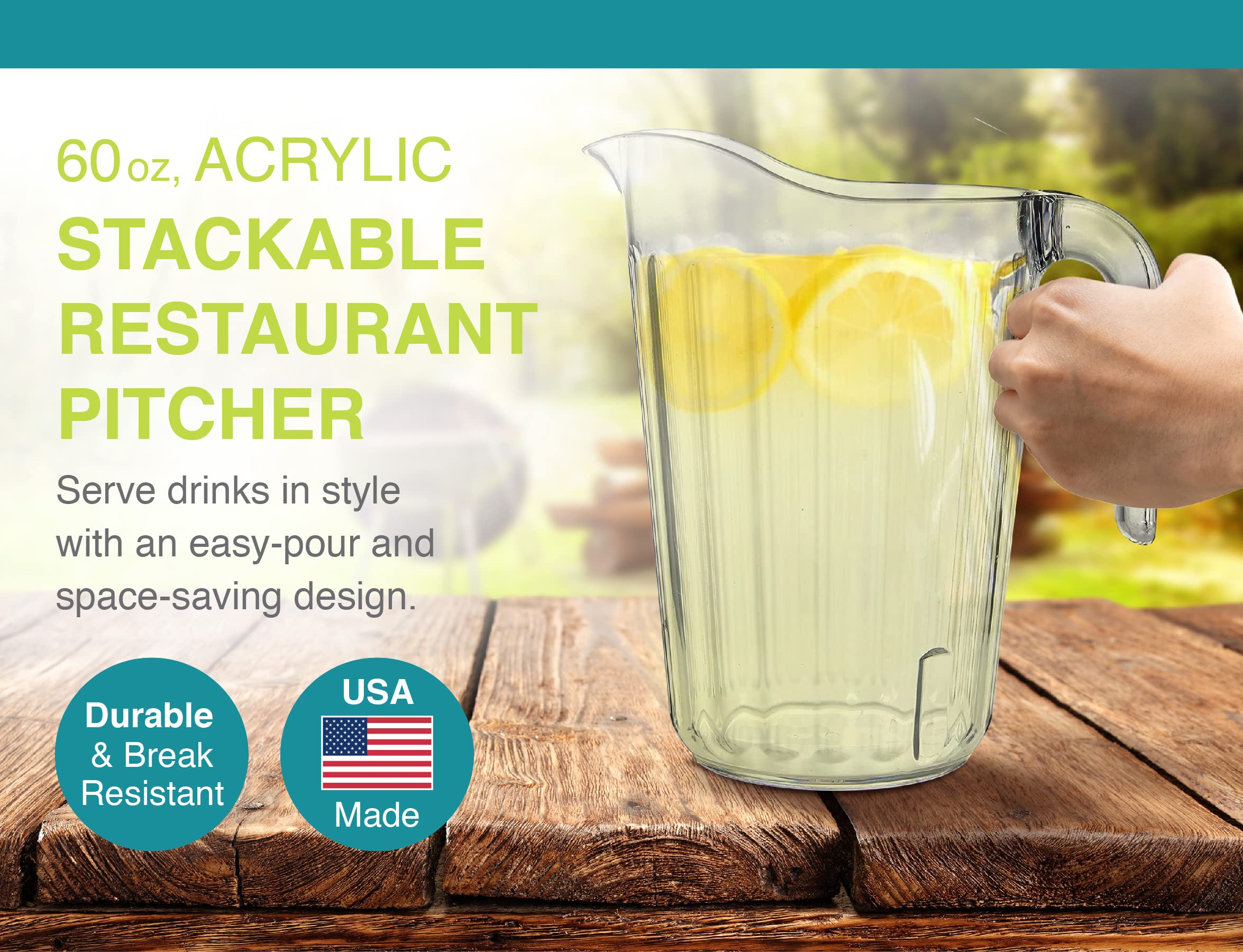 Foto 2 | Pitcher Arrow Home Products  Plástico Transparente  1 8 L  Apilable - Venta Internacional.