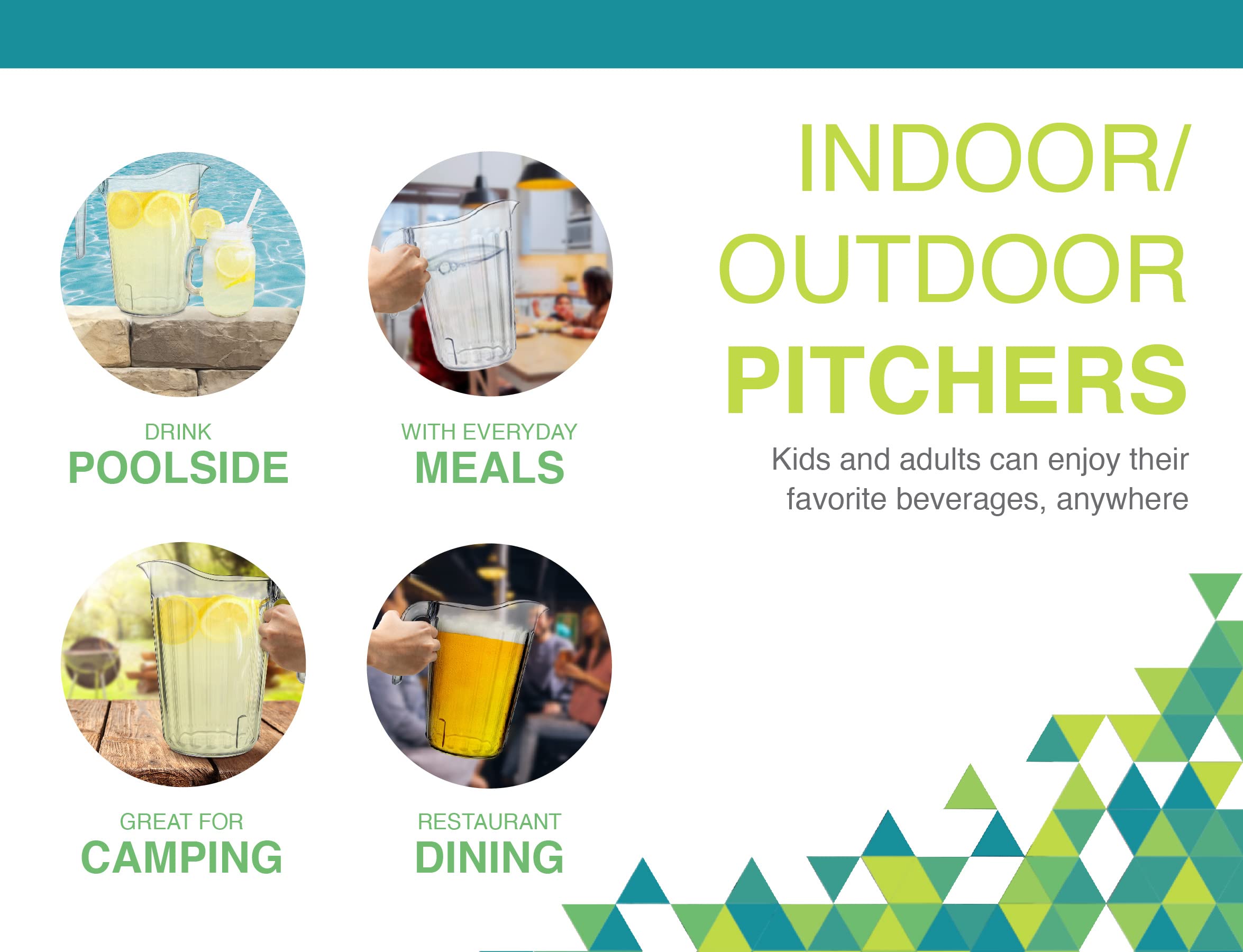 Foto 5 pulgar | Pitcher Arrow Home Products  Plástico Transparente  1 8 L  Apilable - Venta Internacional.
