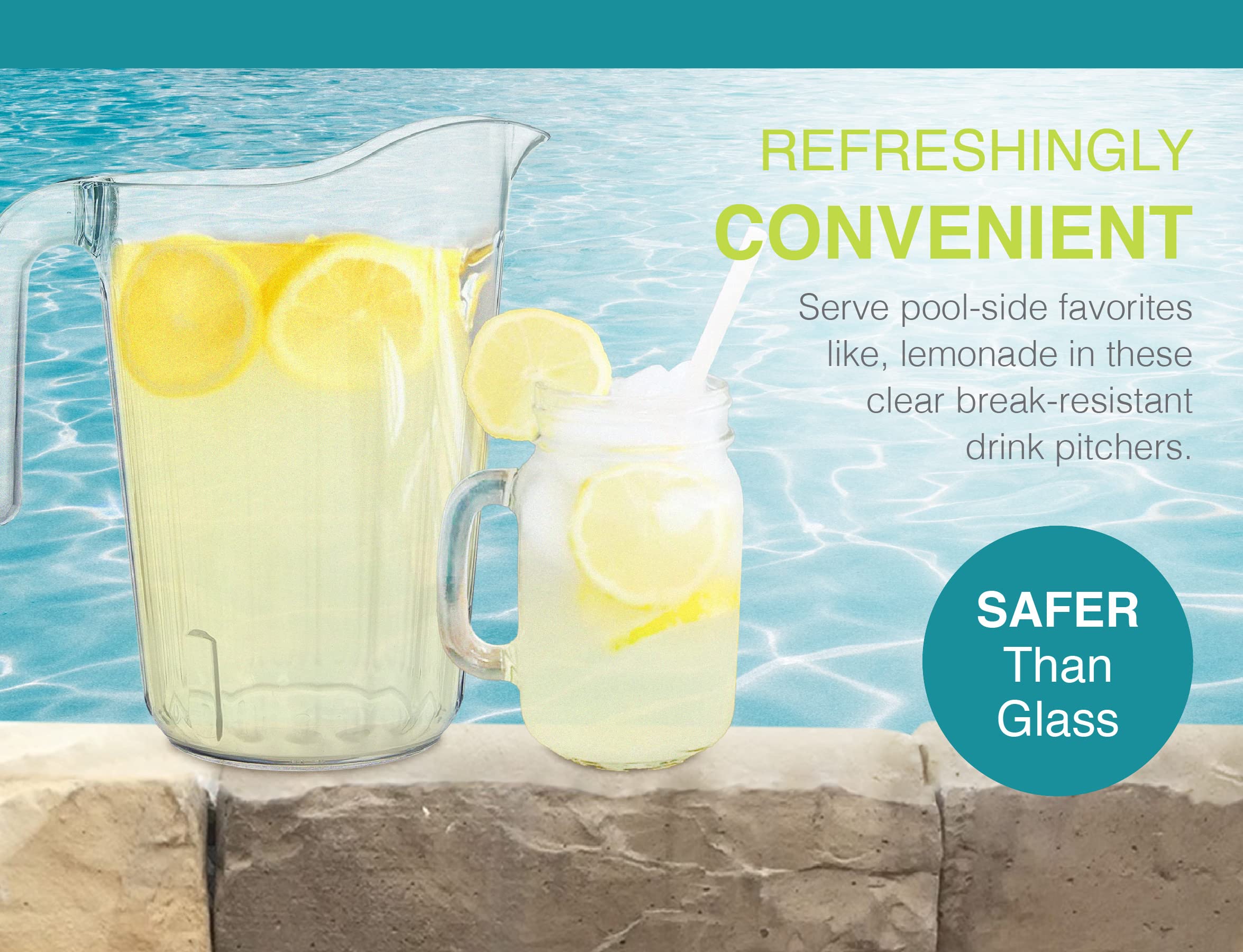 Foto 6 pulgar | Pitcher Arrow Home Products  Plástico Transparente  1 8 L  Apilable - Venta Internacional.