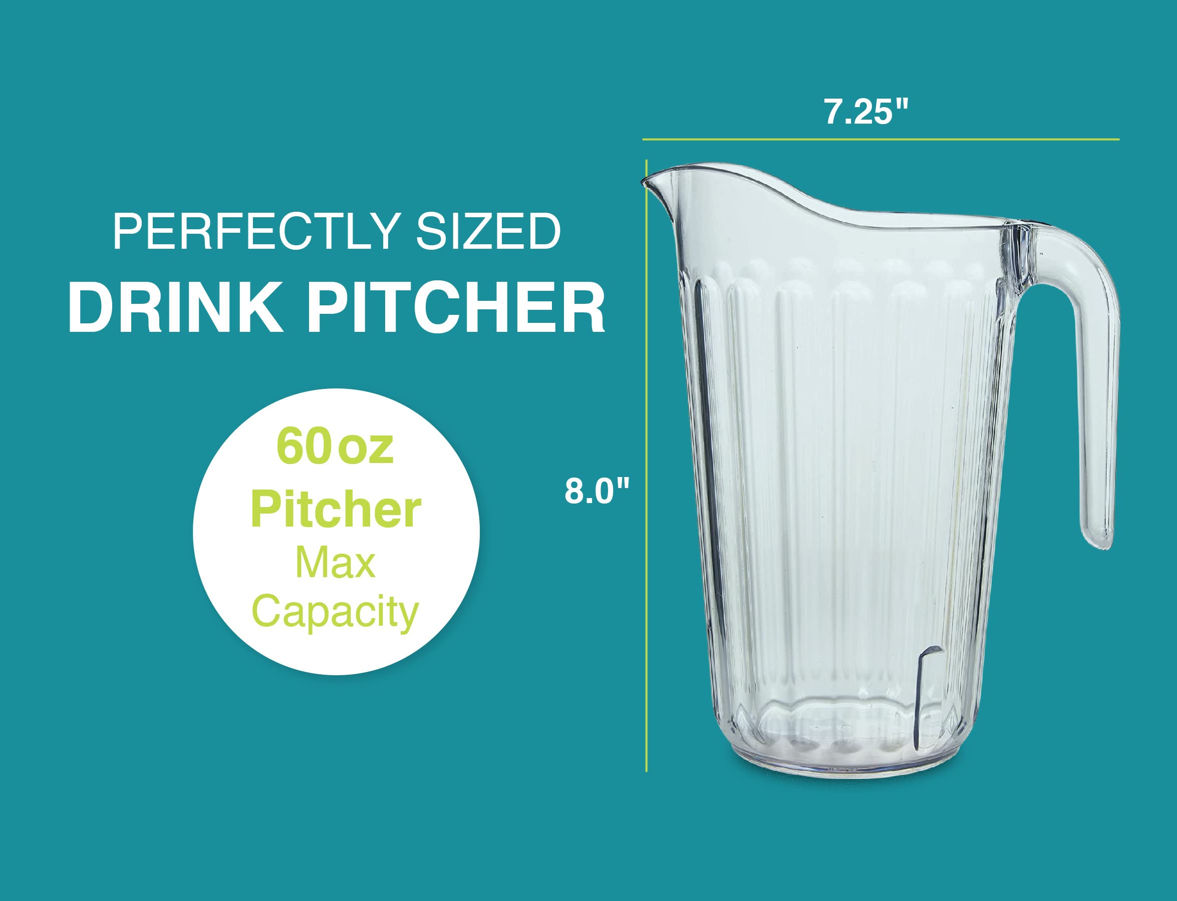 Foto 7 pulgar | Pitcher Arrow Home Products  Plástico Transparente  1 8 L  Apilable - Venta Internacional.