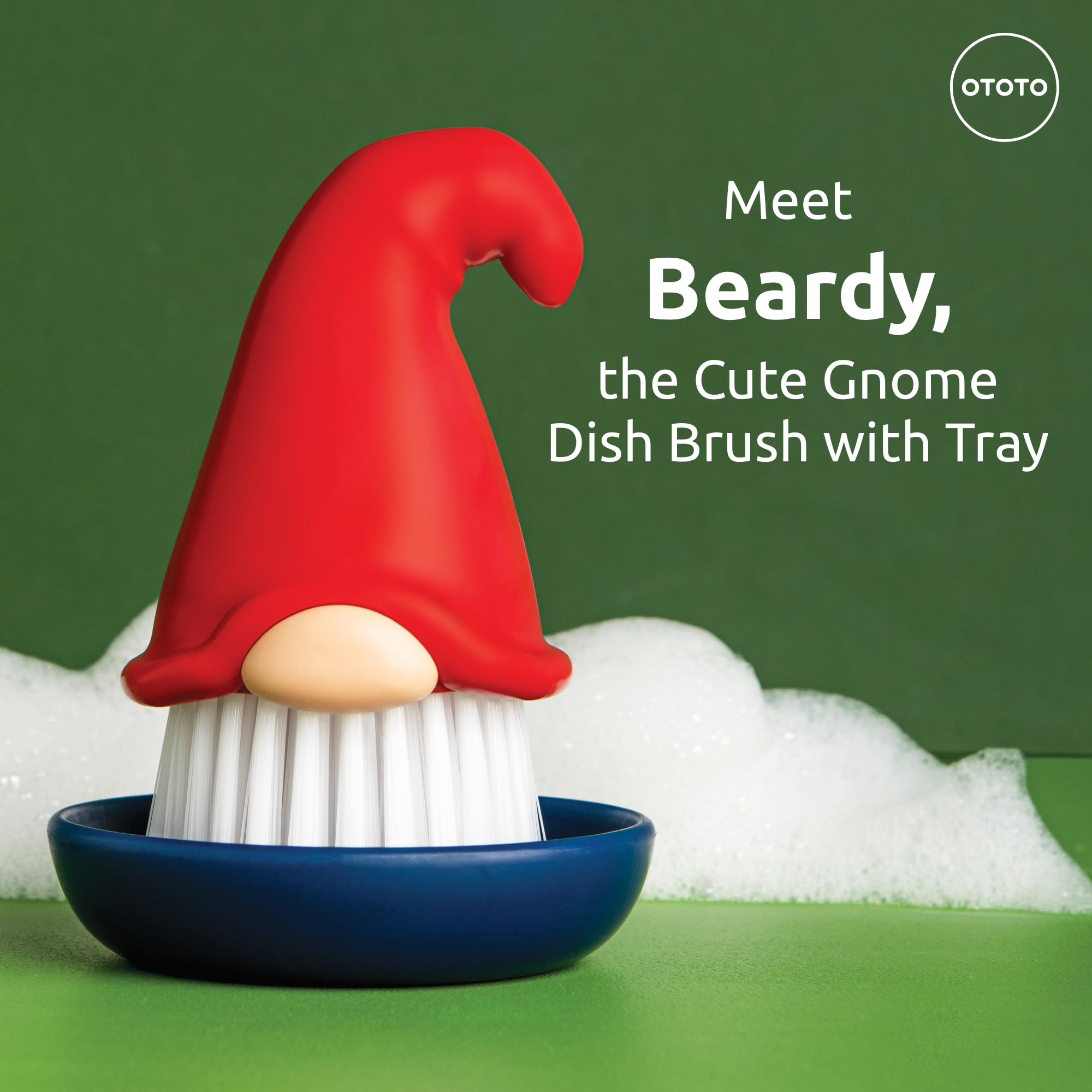 Foto 4 pulgar | Cepillo Para Fregar Platos Ototo Beardy Gnome Para Cocina - Venta Internacional.