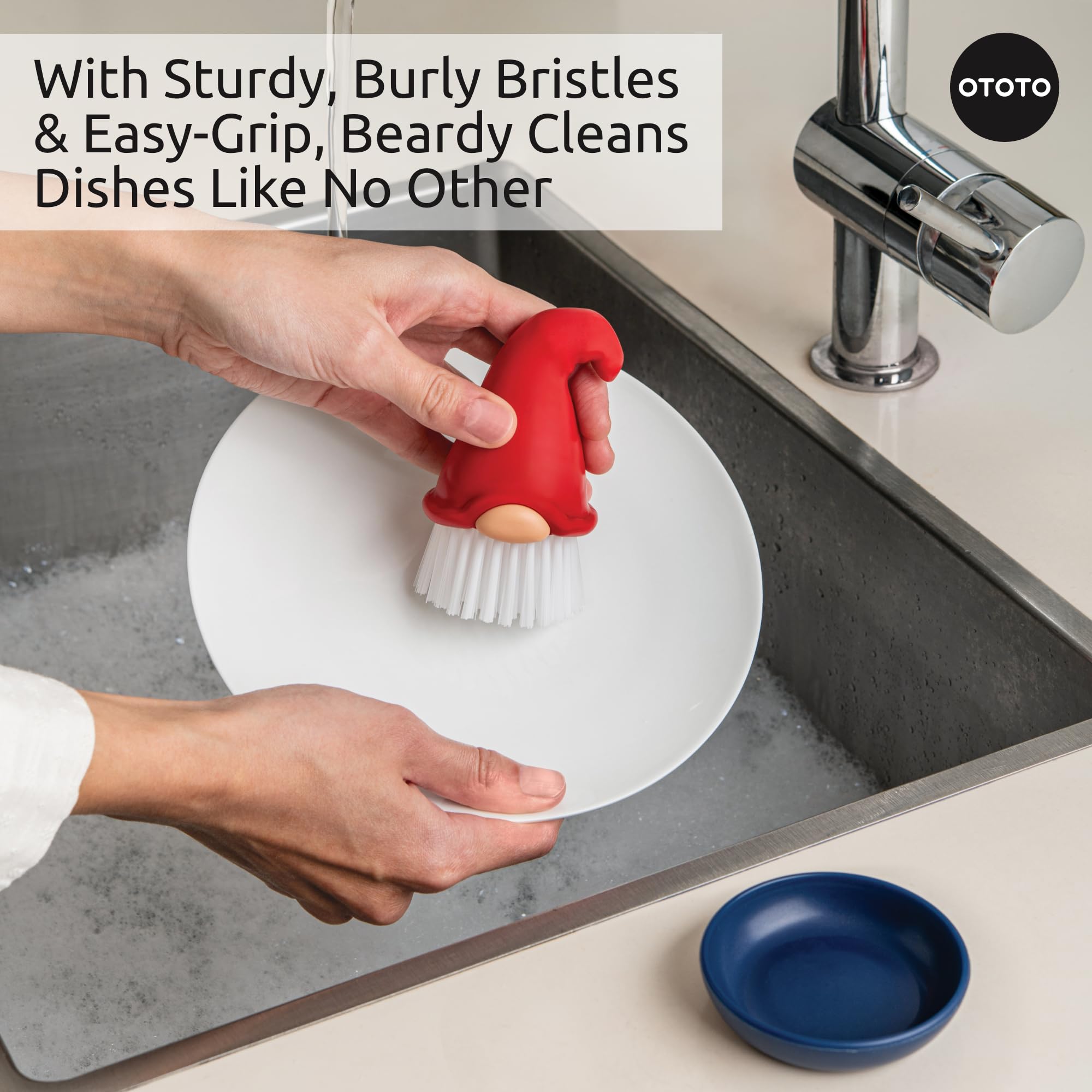 Foto 4 | Cepillo Para Fregar Platos Ototo Beardy Gnome Para Cocina - Venta Internacional.