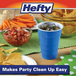 Foto 4 | Vasos Desechables De Plástico Hefty Party On 18 Oz Azul Marino 120 Unidades - Venta Internacional.