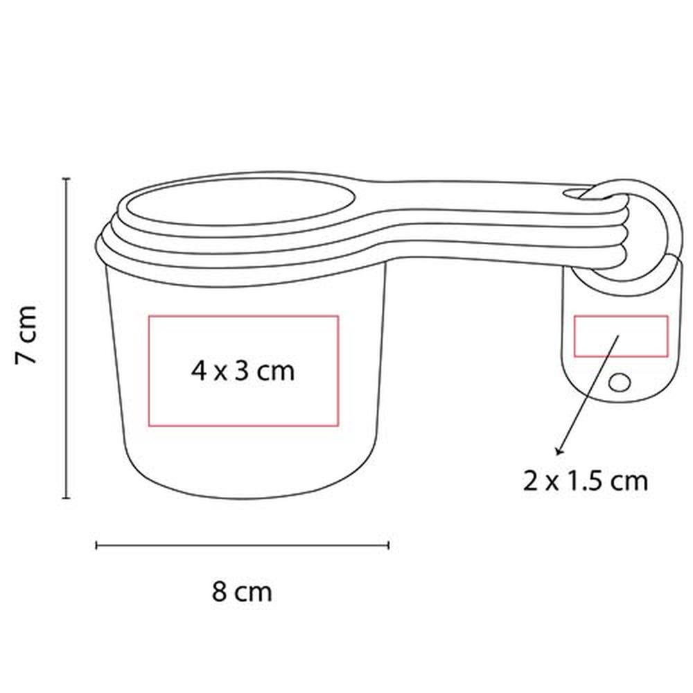 Foto 3 pulgar | Tazas Medidoras  Promocional  Merchandising - Zary