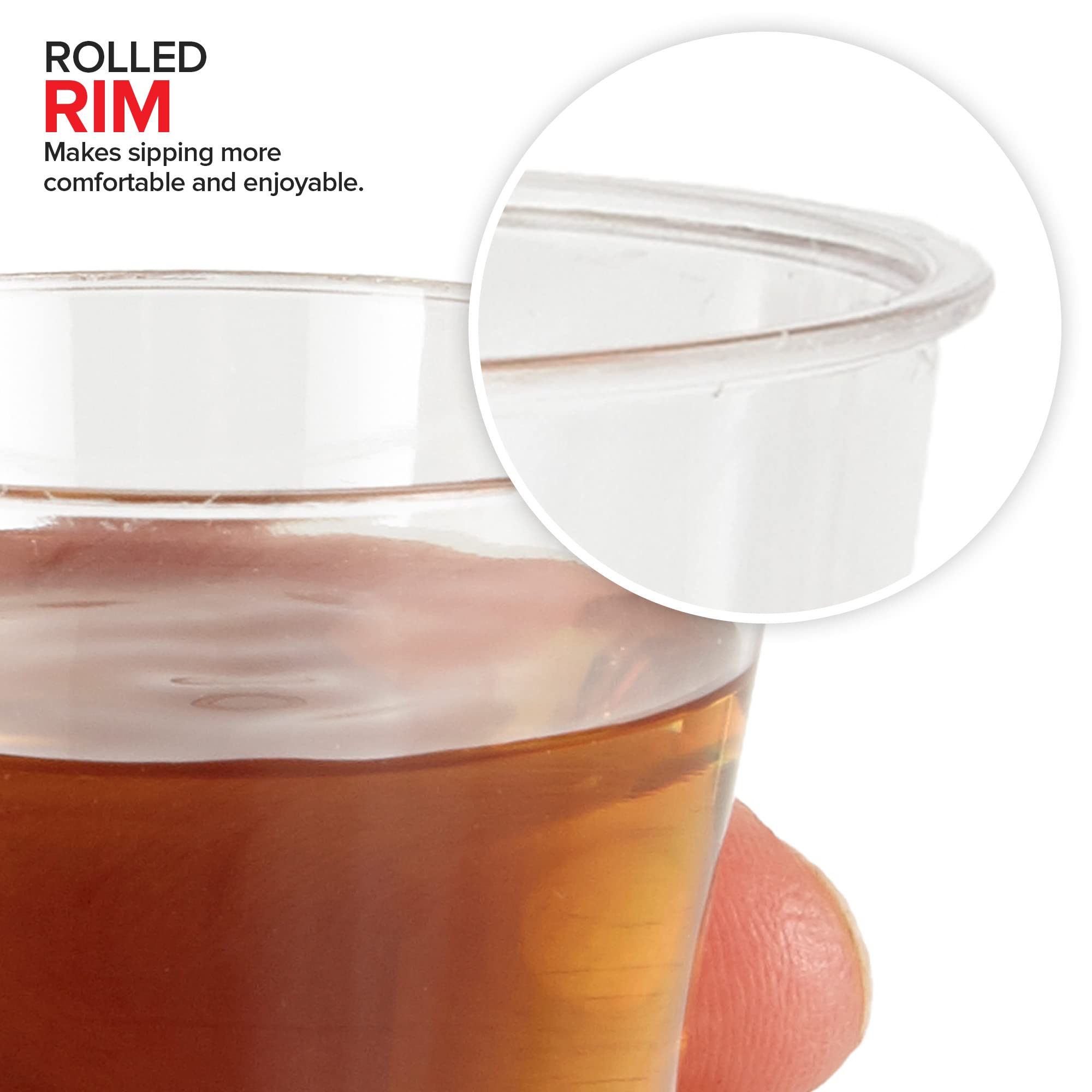 Foto 6 pulgar | Vasos De Plástico Para Chupito Stock Your Home  1 Ml  Transparentes  1 Onza  1000 Unidades - Venta Internacional.