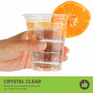 Foto 5 | Vasos Para Bebidas Frías Stock Your Home Transparentes 350 Ml (paquete De 100) Compostables - Venta Internacional.