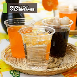 Foto 6 | Vasos Para Bebidas Frías Stock Your Home Transparentes 350 Ml (paquete De 100) Compostables - Venta Internacional.