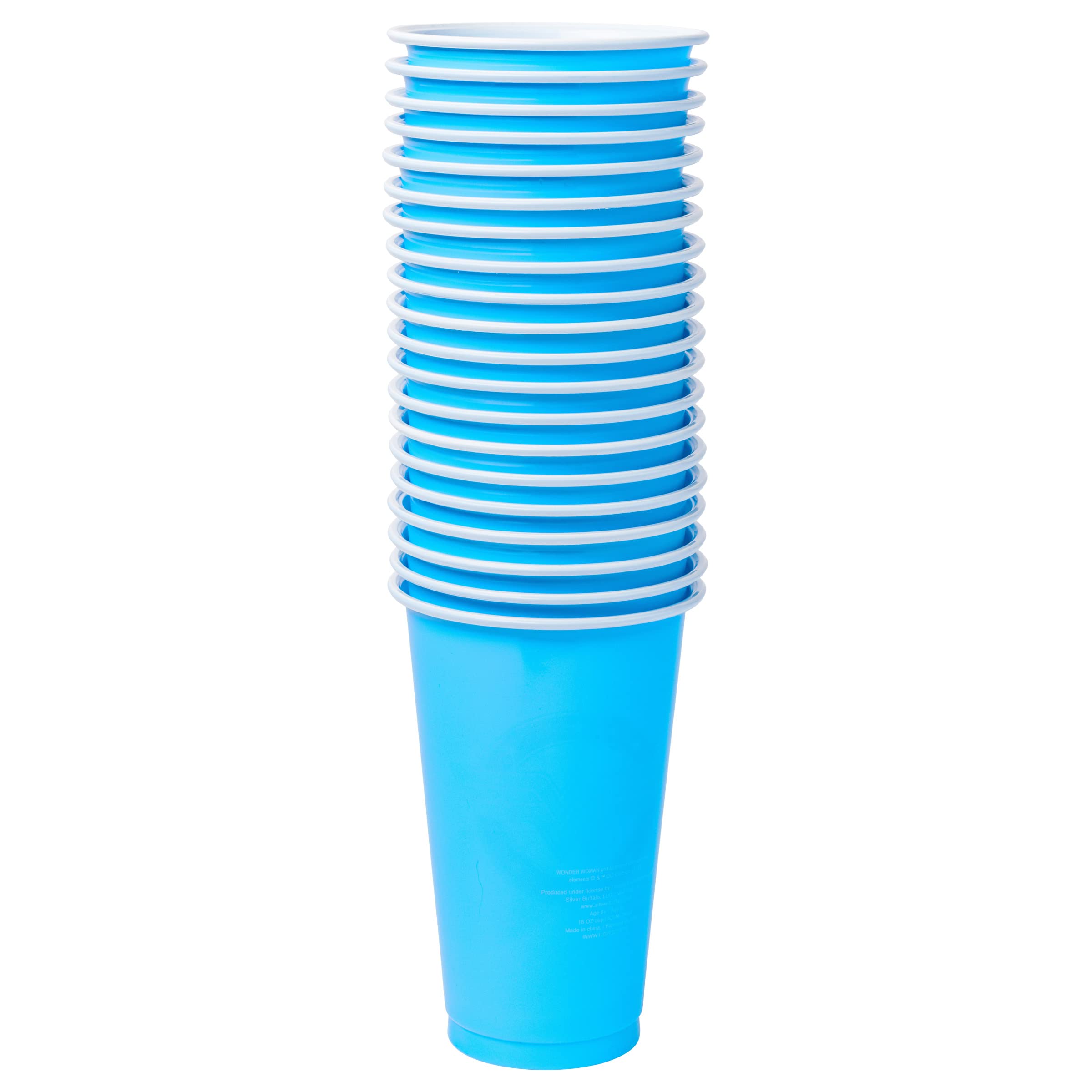 Foto 5 pulgar | Vasos Desechables De Plástico Para Fiestas Silver Buffalo - Venta Internacional.
