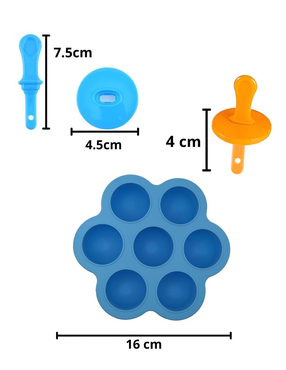 Foto 4 | Molde para 7 Minipaletas Ecomlab color Azul