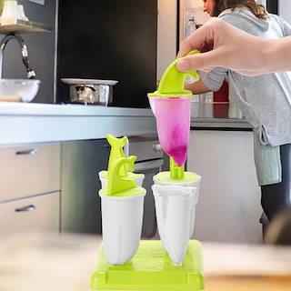 Foto 4 | Moldes para Paletas de Hielo Infantil Hiperware HW-MPP-022 Verde Diseño Marino