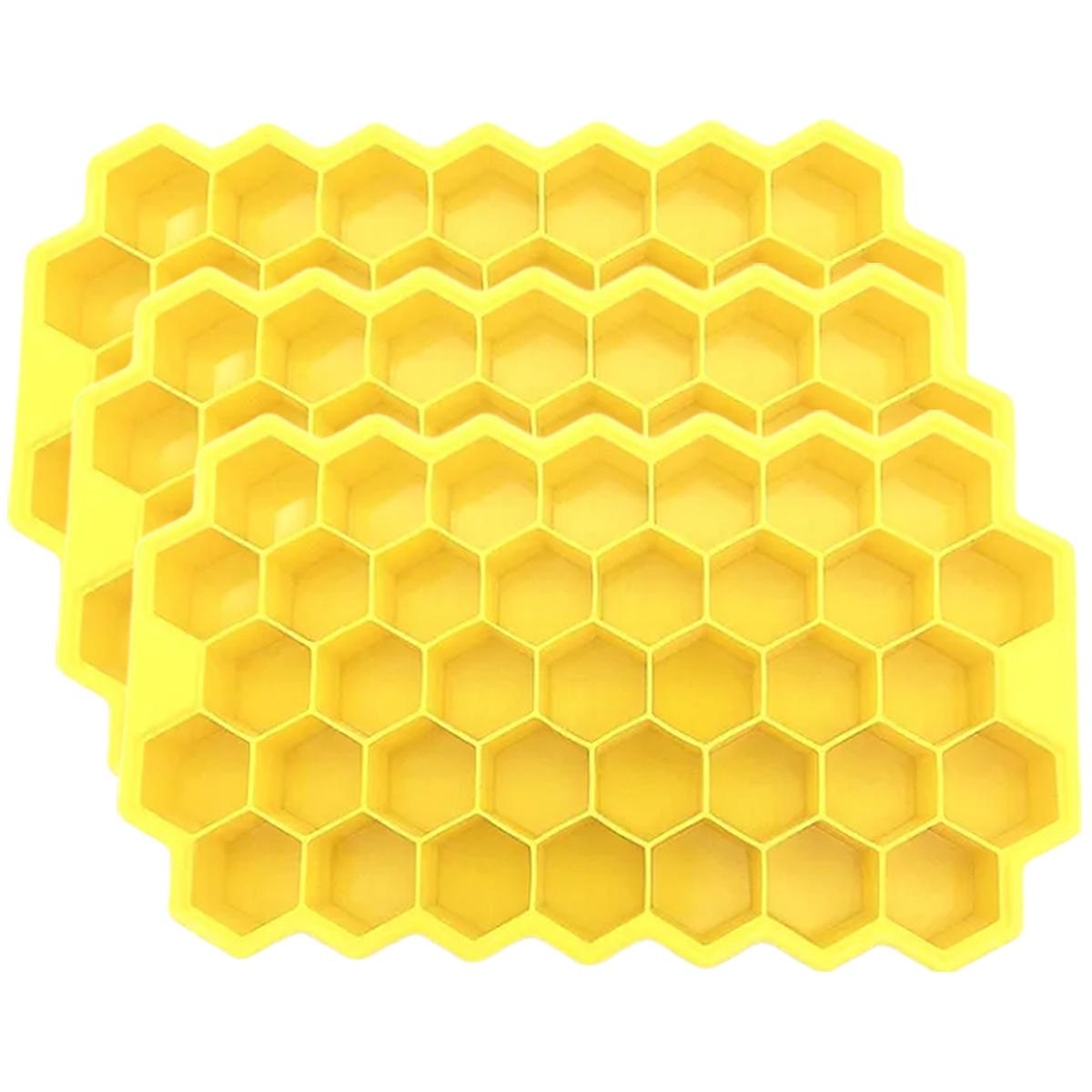 Recipiente Hexagonal Ventdepot Mxmsz-003 3 Piezas Amarillo