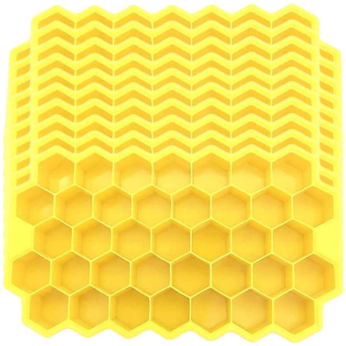 Moldes para Hielo SiliBlockYellow Reutilizables - 10 Piezas Amarillo $1,265