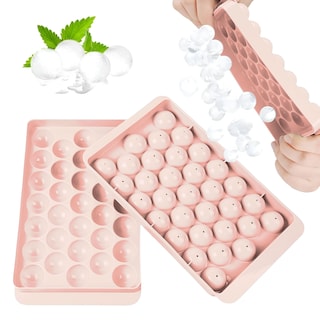 Foto 1 | Cubo De Hielo Bandeja Ecomlab Esferas Circulares Cocteleria Rosa