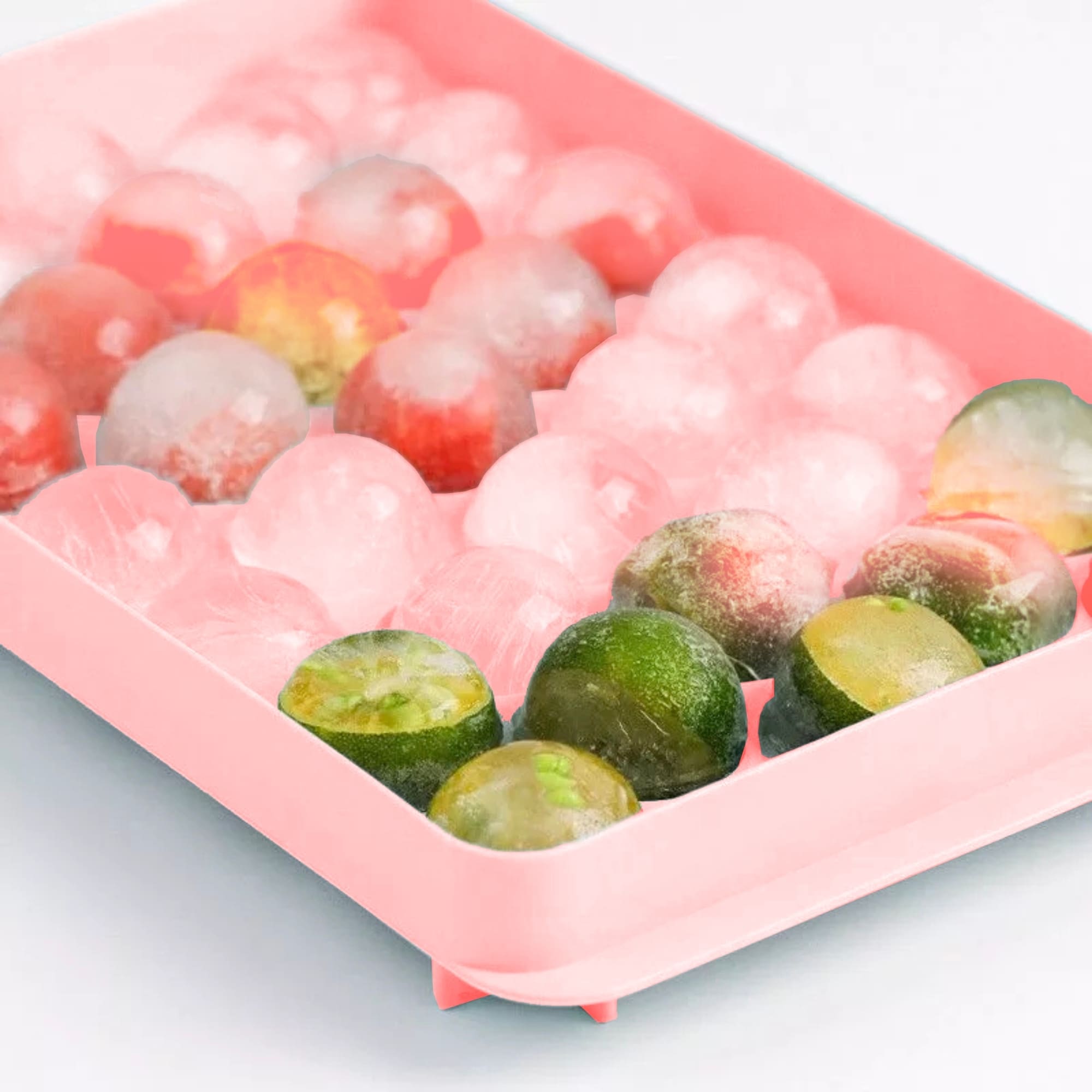 Foto 5 | Cubo De Hielo Bandeja Ecomlab Esferas Circulares Cocteleria Rosa