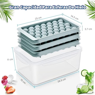 Foto 4 | Cubo De Hielo Bandeja Kit Ecomlab Cocteleria Contenedor