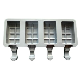 Foto 4 | Molde para Helado de Silicona 4 Minipalets Gris YD89169 - Venta Internacional