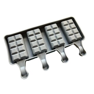 Foto 6 | Molde para Helado de Silicona 4 Minipalets Gris YD89169 - Venta Internacional