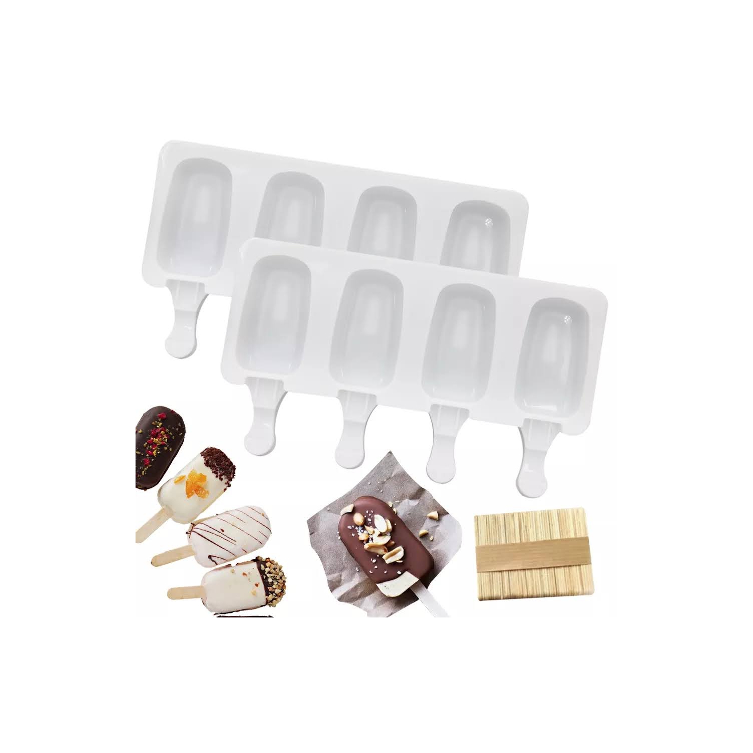 Foto 3 pulgar | Molde de Silicona para Helados-Venta Internacional