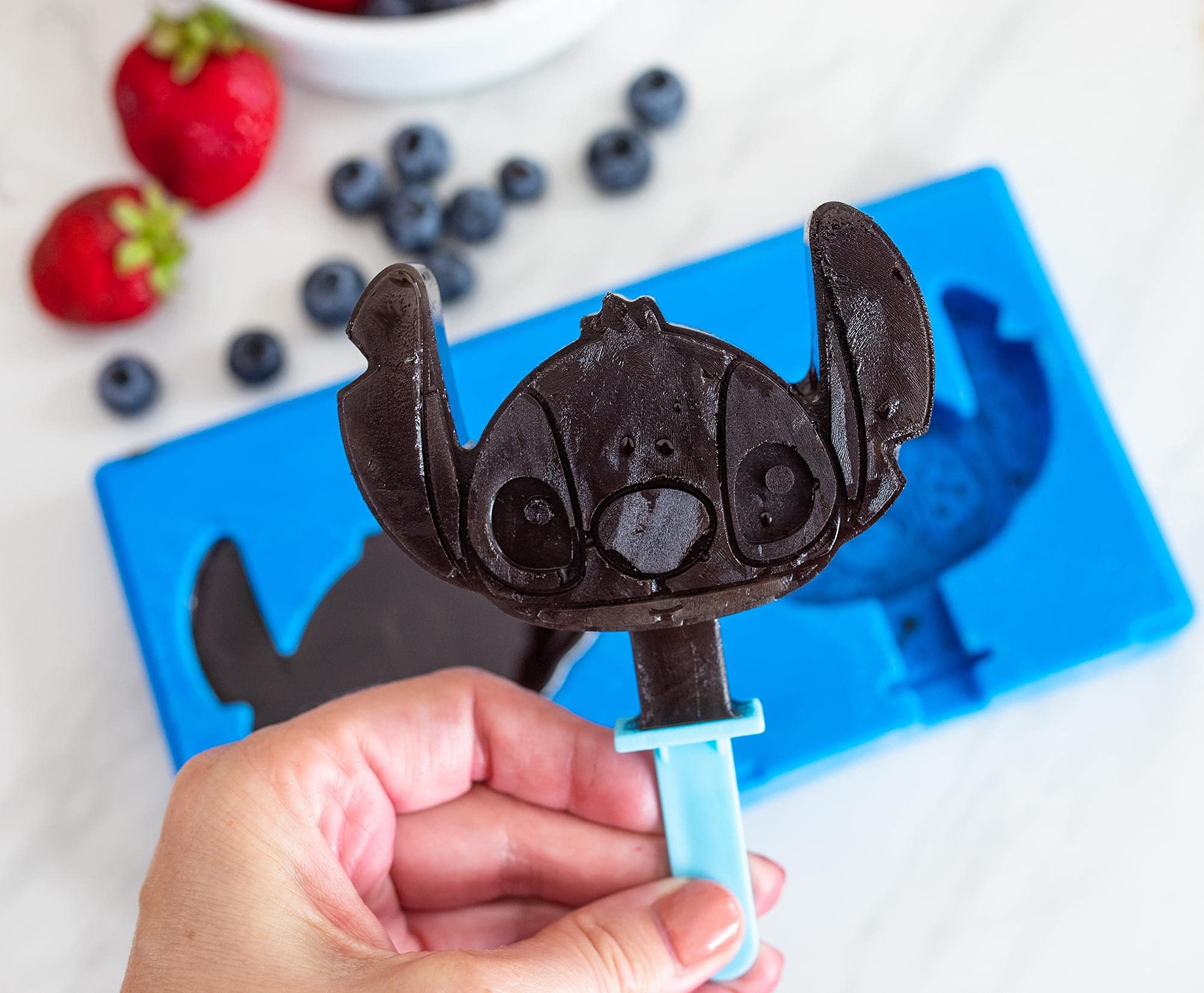 Foto 6 pulgar | Molde para Helados Disney Lilo & Stitch Silicona Con Asas - Venta Internacional