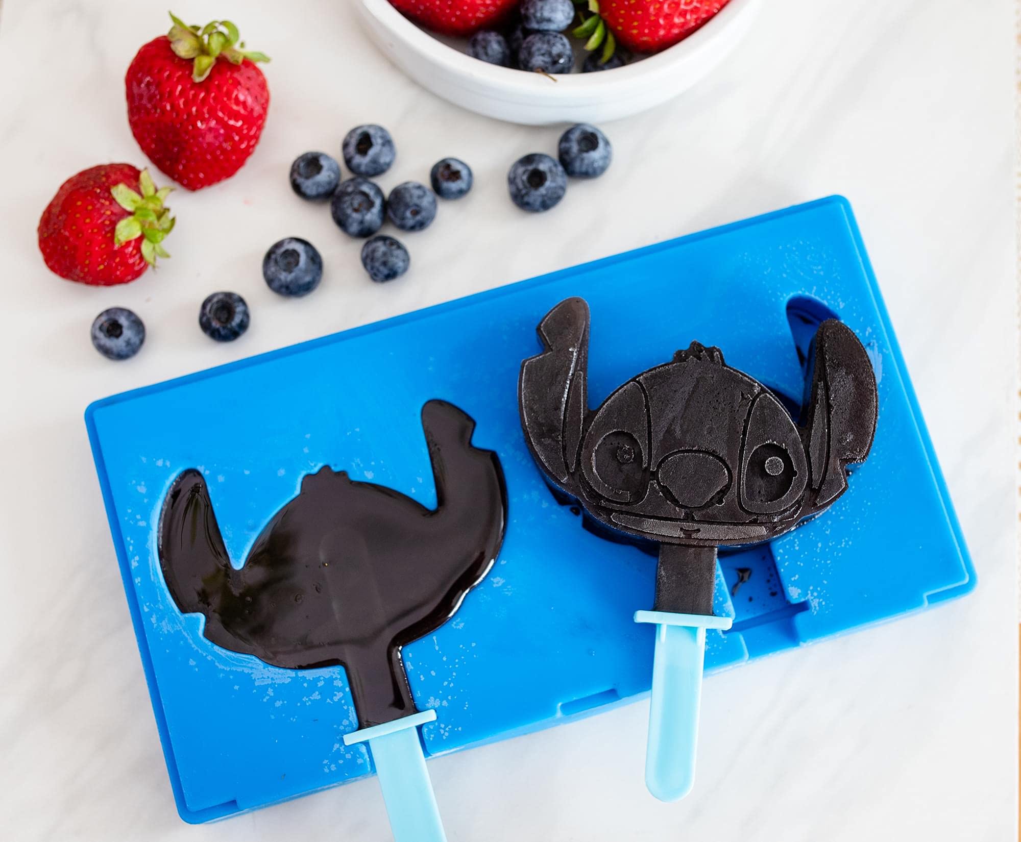 Foto 7 pulgar | Molde para Helados Disney Lilo & Stitch Silicona Con Asas - Venta Internacional