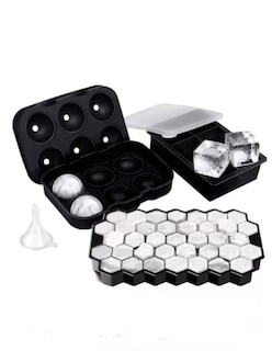 Foto 2 | Moldes para Hielos con Embudo + Termo de Agua Güish