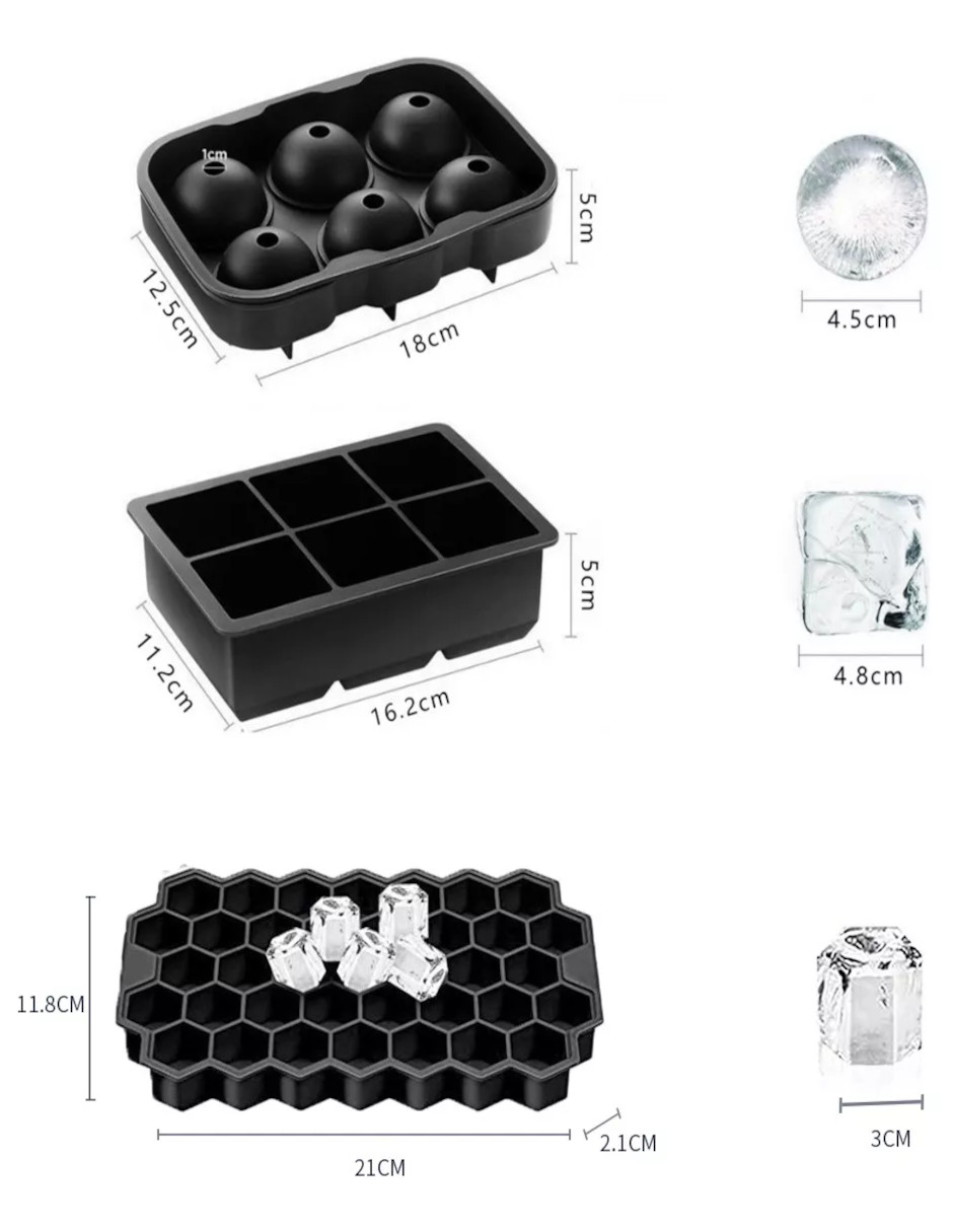 Foto 3 | Moldes para Hielos con Embudo + Termo de Agua Güish