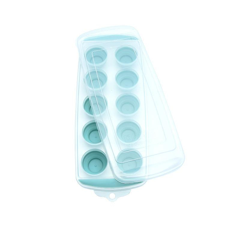 Foto 6 pulgar | Bandejas Para Cubitos De Hielo Huoguo, 10 Rejillas Redondas Con Tapa, 200 Ml, Pp Tpe - Venta Internacional.