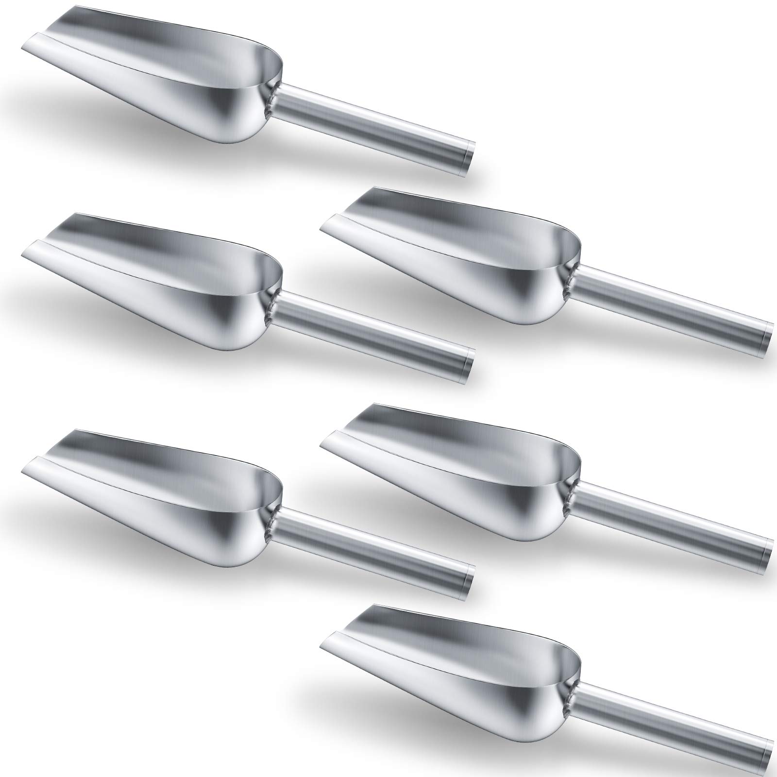 Foto 2 pulgar | Cuchara para Hielo de Acero Inoxidable 6 Piezas- Venta Internacional