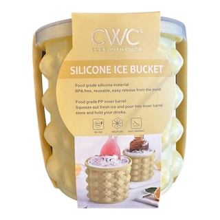 Foto 4 | Cubitera Para Cocinar Con Silicona De Color, Pequeña, Amarilla, Con Pinza - Venta Internacional.