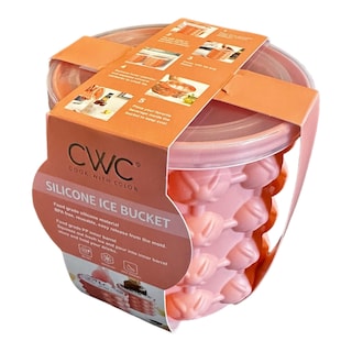 Foto 3 | Cubitera Para Cocinar Con Silicona De Color Melocotón Pequeña Con Pinza - Venta Internacional.