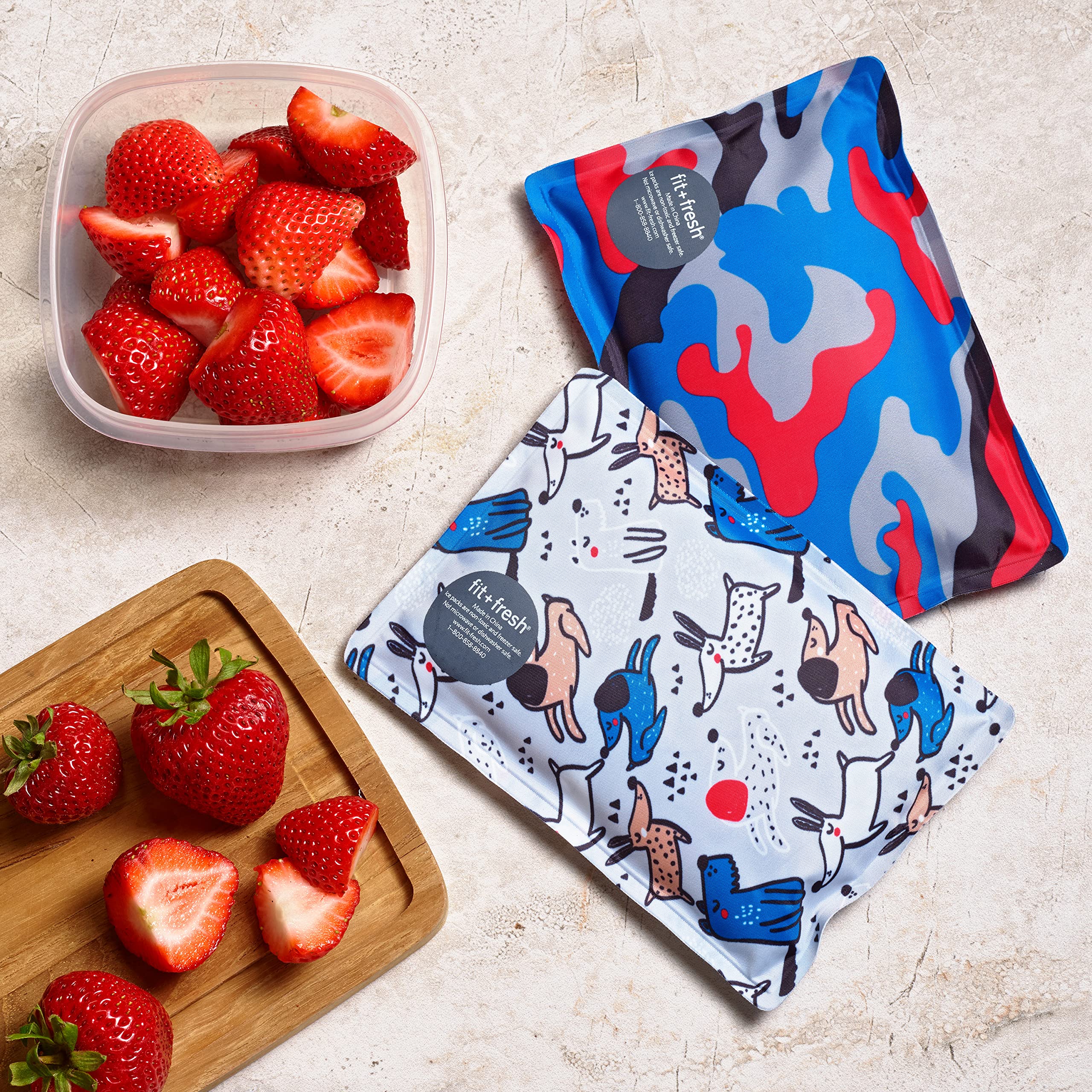Foto 6 pulgar | Ice Packs Fit & Fresh Cool Coolers Soft Ice Reutilizables, Paquete De 2 - Venta Internacional.